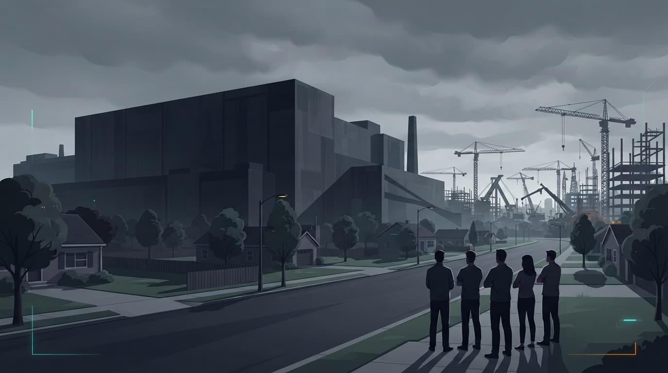 Illustration: Cedar Rapids neighbors question southwest data center plans