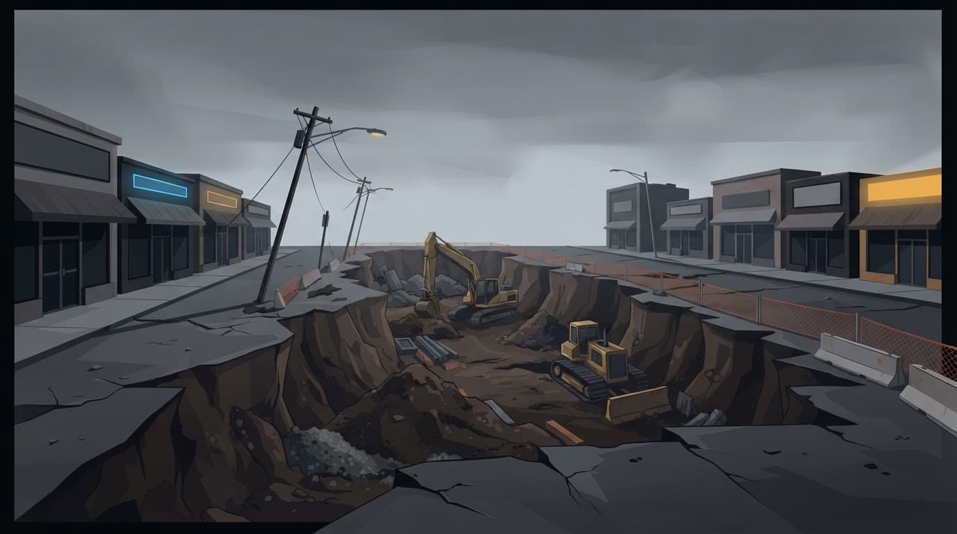 Illustration: Mount Vernon Road construction limits access for Cedar Rapids businesses