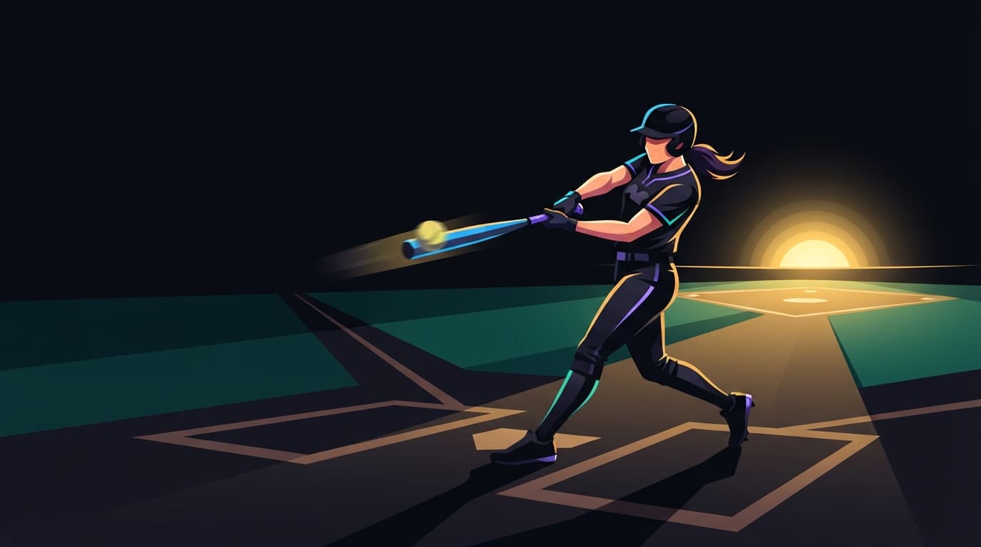 Illustration: Alburnett softball opens postseason with 8-3 win over Monticello